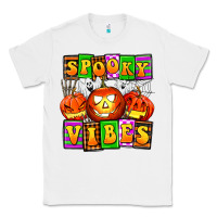 White spooky vibes Classic Tee - AdoDesignShop