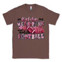 Chestnut in october we wear pink and watch football Classic Tee - FaDigitalArtStudio