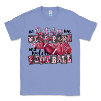 Colony Blue in october we wear pink and watch football Classic Tee - FaDigitalArtStudio