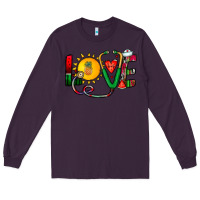 Plum summer nurse Long Sleeve Tee - CowhideDigitalArt