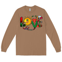 Toasted Coconut summer nurse Long Sleeve Tee - CowhideDigitalArt