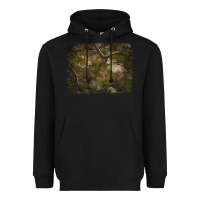 Black green hunter camouflage pattern brushstroke Heavyweight Hoodie - Jasminsmagicworld