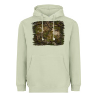 Matcha green hunter camouflage pattern brushstroke Heavyweight Hoodie - Jasminsmagicworld