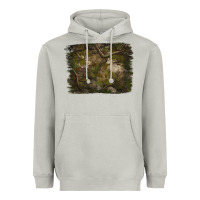 Moon Dust green hunter camouflage pattern brushstroke Heavyweight Hoodie - Jasminsmagicworld