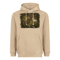 Mushroom green hunter camouflage pattern brushstroke Heavyweight Hoodie - Jasminsmagicworld