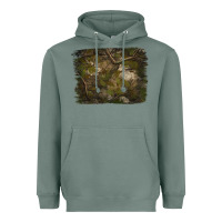 Sage green hunter camouflage pattern brushstroke Heavyweight Hoodie - Jasminsmagicworld
