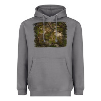 Storm green hunter camouflage pattern brushstroke Heavyweight Hoodie - Jasminsmagicworld