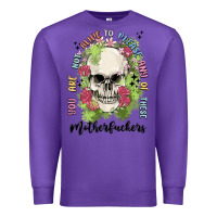 Purple not alive to please Premium Sweatshirt - MaliasSmallBusiness