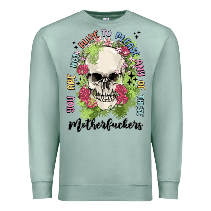 Not Alive To Please Premium Sweatshirt by MaliasSmallBusiness | Teevron