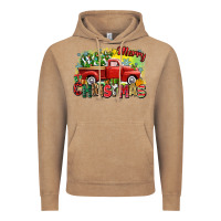 Vintage Coffee merry christmas truck Vintage Hoodie - Zillion Design Studio