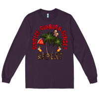 Plum sunrise sunburn sunnset repeat Long Sleeve Tee - CowhideDigitalArt