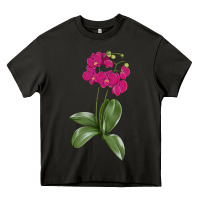 Asphalt Moth Orchid Heavy Core Tee - LillyAllenDesigns
