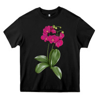 Black Moth Orchid Heavy Core Tee - LillyAllenDesigns