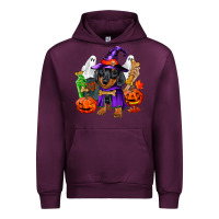 Mauve Wine Halloween dachshund puppy dog Urban Hoodie - RanaPortraitStore