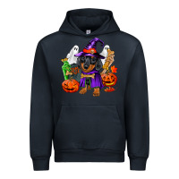 Navy Halloween dachshund puppy dog Urban Hoodie - RanaPortraitStore