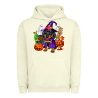 Pigment Pistachio Halloween dachshund puppy dog Urban Hoodie - RanaPortraitStore