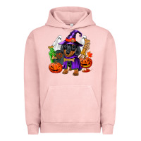 Pigment Salmon Halloween dachshund puppy dog Urban Hoodie - RanaPortraitStore