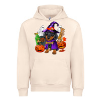 Sandshell Halloween dachshund puppy dog Urban Hoodie - RanaPortraitStore