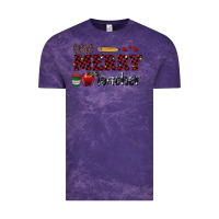 Cloud Purple one merry teacher Vintage Tee - RanaPortraitStore