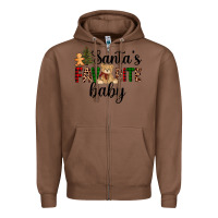 Chestnut santa's favorite baby Zipper Hoodie - AdoDesignShop