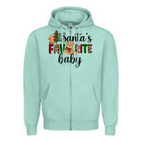 Seafoam santa's favorite baby Zipper Hoodie - AdoDesignShop