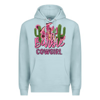 Blue Mist barbie cowgirl Premium Hoodie - MaliasSmallBusiness