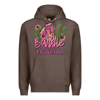 Coffee barbie cowgirl Premium Hoodie - MaliasSmallBusiness