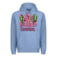 Colony Blue barbie cowgirl Premium Hoodie - MaliasSmallBusiness