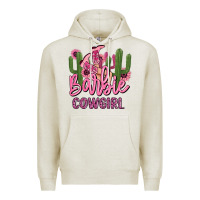 Oatmeal Heather barbie cowgirl Premium Hoodie - MaliasSmallBusiness