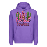 Purple barbie cowgirl Premium Hoodie - MaliasSmallBusiness