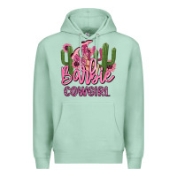 Seafoam barbie cowgirl Premium Hoodie - MaliasSmallBusiness