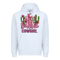 White barbie cowgirl Premium Hoodie - MaliasSmallBusiness