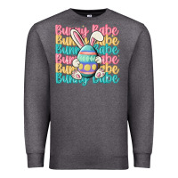 Charcoal Heather bunny babe Premium Sweatshirt - MaliasSmallBusiness