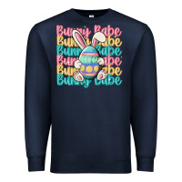Navy bunny babe Premium Sweatshirt - MaliasSmallBusiness