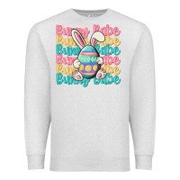 Oatmeal Heather bunny babe Premium Sweatshirt - MaliasSmallBusiness