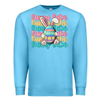 Ocean Blue bunny babe Premium Sweatshirt - MaliasSmallBusiness