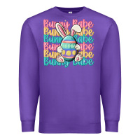 Purple bunny babe Premium Sweatshirt - MaliasSmallBusiness