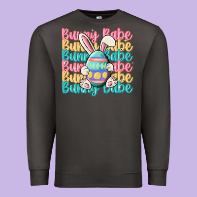 Bunny Babe Premium Sweatshirt Designed By Maliassmallbusiness