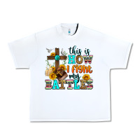 White this is how i fight my battles Urban Heavy Tee - Zillion Design Studio
