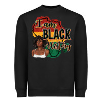 Black i am black history Heavyweight Sweatshirt - texasbilliewilder