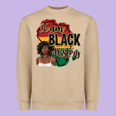 Heavyweight Sweatshirt i am black history