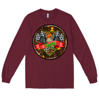 Burgundy race coasters Long Sleeve Tee - AdoDesignShop