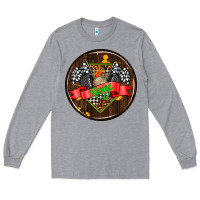 Heather Grey race coasters Long Sleeve Tee - AdoDesignShop