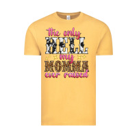 Vintage Mustard the only hell my momma ever raised Vintage Tee - texasbilliewilder