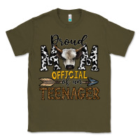 Army Green proud mom official of an teenager Classic Tee - CowhideDigitalArt