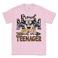 Bubblegum Pink proud mom official of an teenager Classic Tee - CowhideDigitalArt
