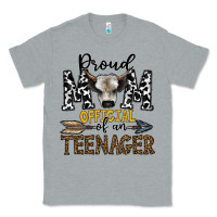 Heather Grey proud mom official of an teenager Classic Tee - CowhideDigitalArt