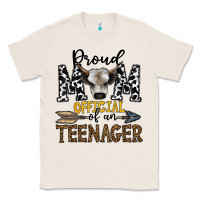 Natural proud mom official of an teenager Classic Tee - CowhideDigitalArt