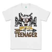 White proud mom official of an teenager Classic Tee - CowhideDigitalArt