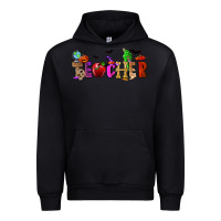 Black Halloween Teacher Urban Hoodie - RanaPortraitStore
